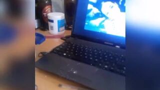 Unloading a healthy bunch of CUM - Tribute to a Super HOTTIE