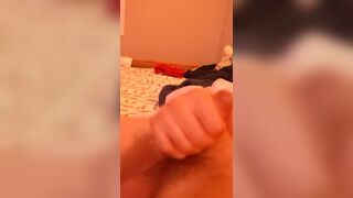 Cute Twink Cums on Belly