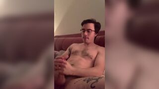 Lots of Moaning and a Huge Cumshot