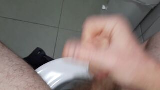 Hot Fit Boy / Wanking in Public / Big Load Shot all over me - 10 image