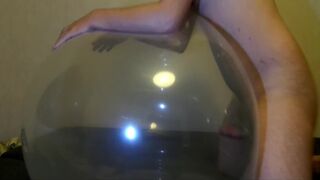 Fucking this Balloon and Cumming Multiple Times in it