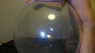 Fucking this Balloon and Cumming Multiple Times in it