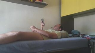 Speaking with one fan and do handjob - 6 image