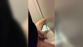 Playing with a Random Guy in an Understall Restroom! - 8 image