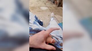 Jerking off (cum Shot) - in Public and my Kitchen