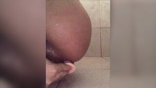 Asian dildo in my ass