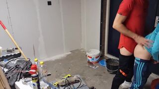 Finally Fucked my co Worker Bareback during Construction Work - 13 image