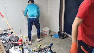 Finally Fucked my co Worker Bareback during Construction Work - 2 image