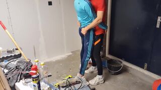 Finally Fucked my co Worker Bareback during Construction Work - 9 image