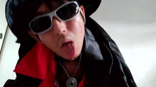 Demon seducing before Halloween