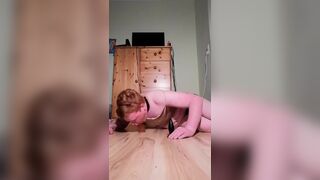 Playing with my ass trying not to cum