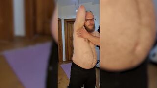 First dressed, then I show my hot hairy column - 3 image