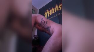 Curious straight amateur tattooed guy gets bent over - 14 image