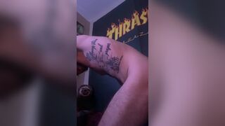Curious straight amateur tattooed guy gets bent over - 6 image