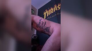 Curious straight amateur tattooed guy gets bent over - 9 image