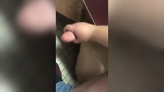 Cruising under the Stall Cumshot, Hot College Stud