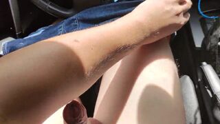 Lithuanian boy masturbating in public car - 12 image