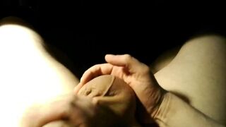 German guy masturbating