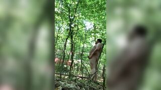 Jerk off near the Tram Tracks