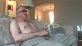 Smooth Stepdaddy Strokes and Shoots a Nice Load - 2 image