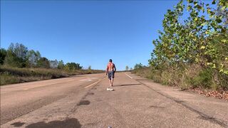 Viewer Request: see me Undressing. I Chose a Public Road to Undress, Walk down the Road and Jack off - 2 image