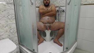 German Boy Washing showering masturbation - 5 image