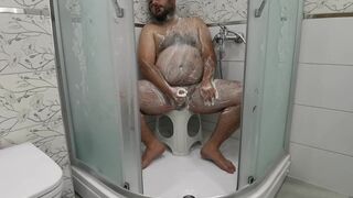 German Boy Washing showering masturbation - 7 image