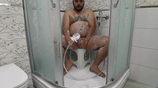 German Boy Washing showering masturbation - 8 image