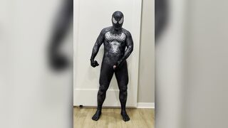 RubberVenom Jerk off with rubber toe sock - 15 image