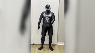 RubberVenom Jerk off with rubber toe sock