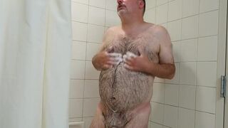Boppityboo Gay Bear Shower Masturbation - 6 image