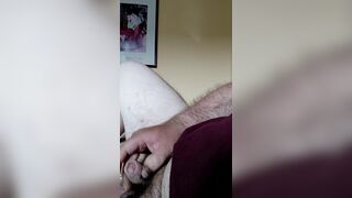 Big  fat man masturbate And ejaculated his sperm - 11 image