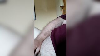 Big  fat man masturbate And ejaculated his sperm - 4 image