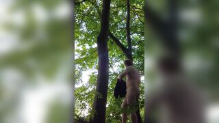 Hugging and cumming with a tree - 2 image