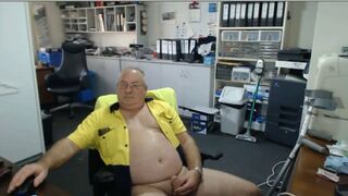 grandpa show on webcam - 1 image