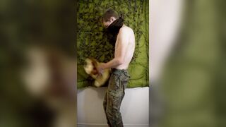 Active Duty Military Boy in the Army Pillow Humping Plushie - 5 image