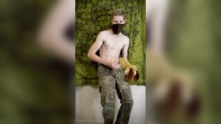 Active Duty Military Boy in the Army Pillow Humping Plushie - 8 image