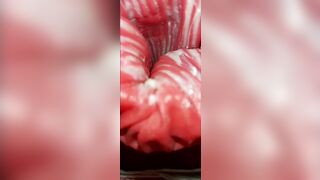 jerk off cumshot onahole