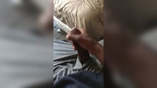 bbc stroking his cock and talking bitching until he comes - 12 image