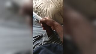bbc stroking his cock and talking bitching until he comes - 5 image
