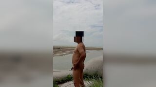 Bangladeshi boy masturbat naked walking Beach - 3 image