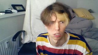 cute boy jerks off on webcam and cum - 6 image