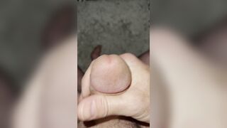 Morning Cum with my Trans wifes silicon titty