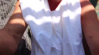 Boring Outdoor Cum Wank