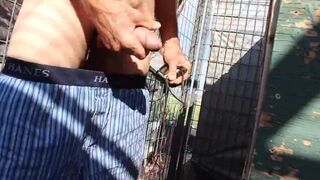 Boring Outdoor Cum Wank