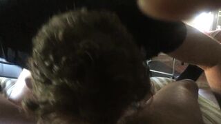 CU of Toothless Grandpa Worshipping Black Dick Correct