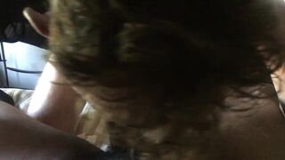 CU of Toothless Grandpa Worshipping Black Dick Correct