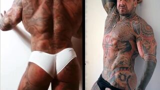 Spaniard muscle tattoo show of his body - 5 image