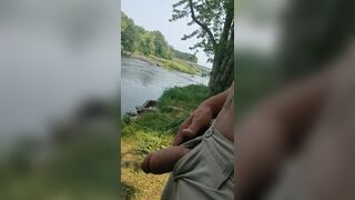 Public masturbating in shorts - 3 image