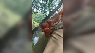 Public masturbating in shorts - 4 image